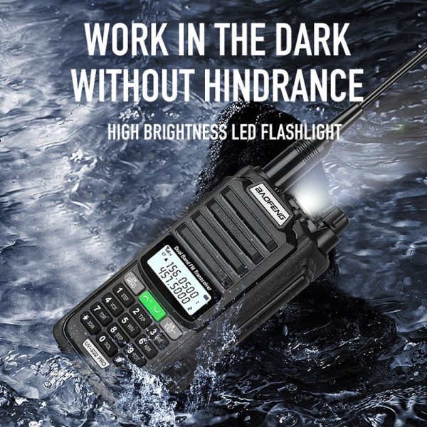 Baofeng UV-S22 PRO IP68 Waterproof 10W Power Walkie Talkie Radio Type-C Charger Powerful UHF VHF Upgrade UV-9R Plus 128CH - Image 2