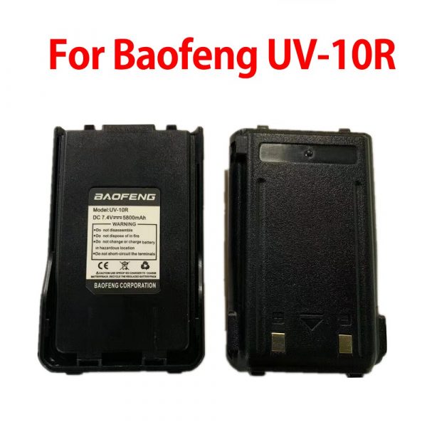 Baofeng UV-10R Original Battery Spare 5800mAh Rechargeable Two Way Radio CB Radio Baofeng UV 10R Walkie Talkie Battery - Image 3