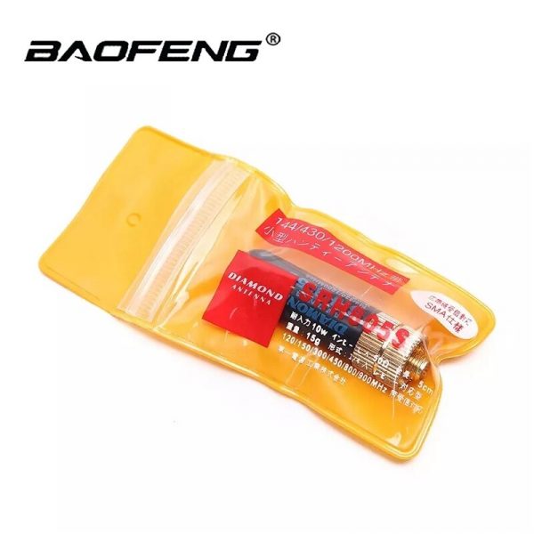 Diamond SRH805S SMA-Female/SMA-Male/BNC Antenna Dual Band Mini Short Antenna for Baofeng UV-5R UV-82 UV-S9 PLUS Walkie Talkie - Image 2