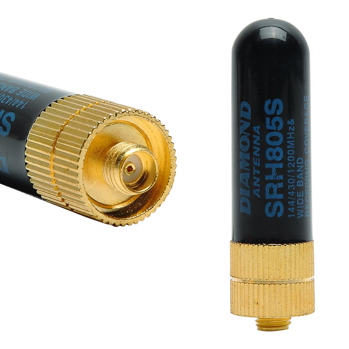 Diamond SRH805S SMA-Female/SMA-Male/BNC Antenna Dual Band Mini