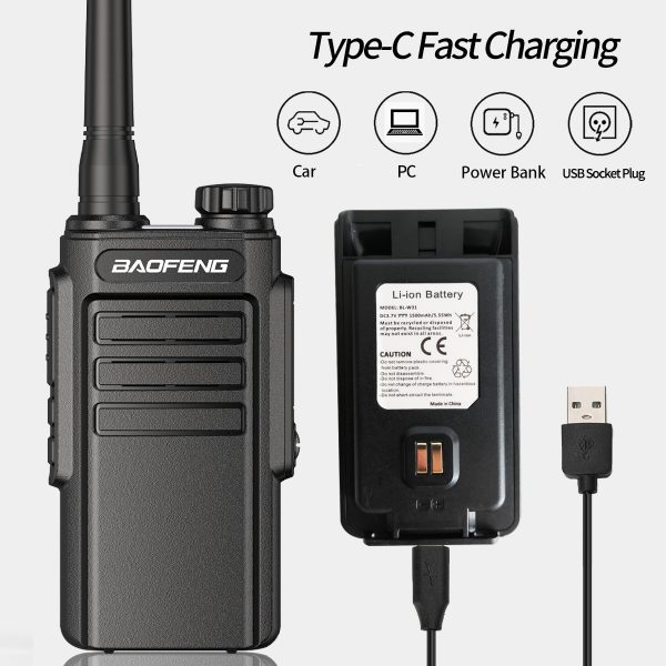 Baofeng WP31 Waterproof USB-C Charging Walkie Talkie UHF 400-470MHz Two way Radio Upgrade Of BF-888S Radios Transceiver - Image 3