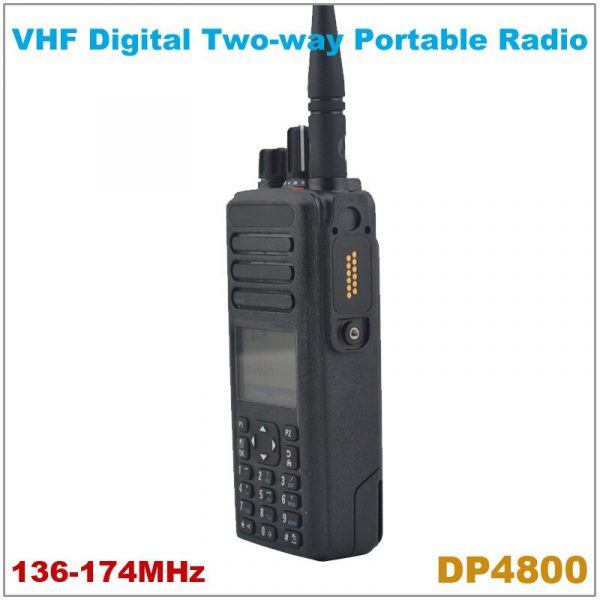 Motorola DP4800 VHF 136-174MHz Digital Portable Two-way Radio DMR Walkie Talkie - Image 2
