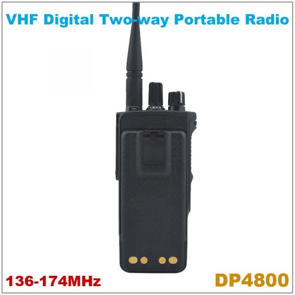Motorola DP4800 VHF 136-174MHz Digital Portable Two-way Radio DMR Walkie Talkie - Image 4