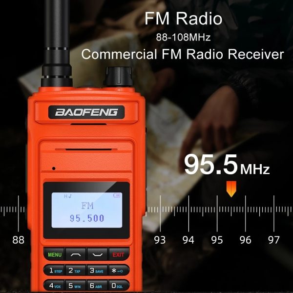 BAOFENG UV15 Pro Max 10W V1 V2 Professional WalkieTalkie Type-C Charger Long Range Two Way Radio Upgrade Handheld Transceiver - Image 2