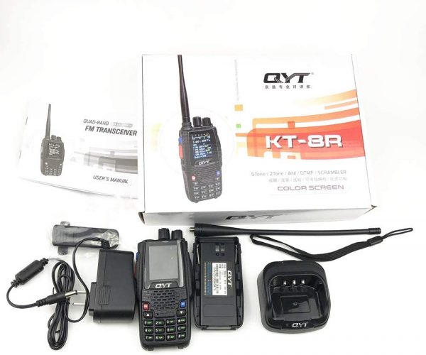 QYT KT-8R Color Display Portable Transceiver Quad Band Handheld Two Way Radio - Image 5