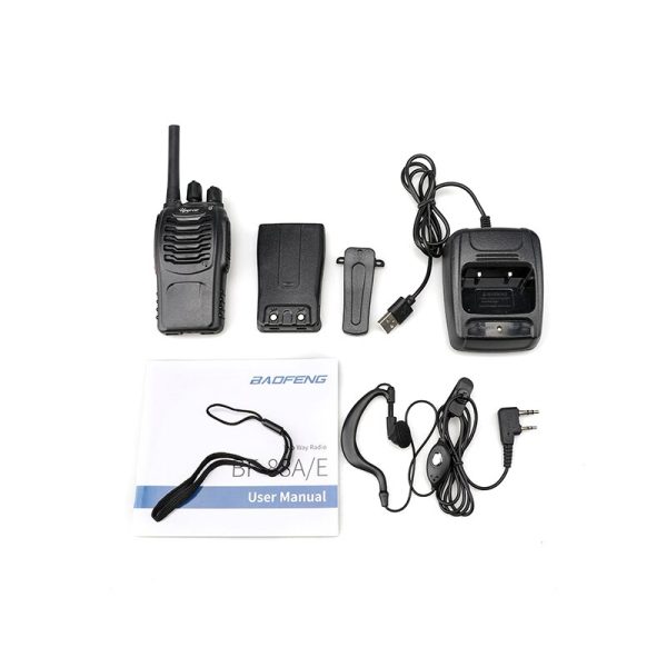 2pcs Baofeng 88A Walkie Talkie Two way radio baofeng BF-88A ham radios USB charger 0.5W FRS for USA UHF cb Radio - Image 4