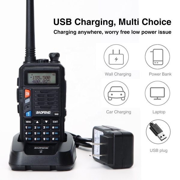 Baofeng UV-S9 PLUS 8 Watts Transceiver Dual Band BF-S9Plus Walkie Talkie Long Range Two Way Radio - Image 3