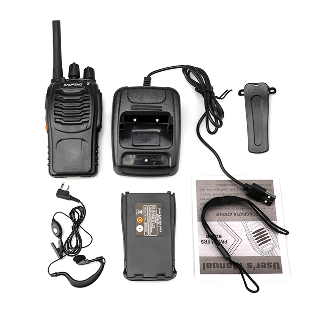 Walkie talkie Baofeng BF-88A two way radio with USB charger 0.5W free license FRS for USA UHF cb radio