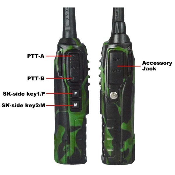 Baofeng UV-82 Dual PTT Portable Walkie Talkie Two-way Radio - Image 3