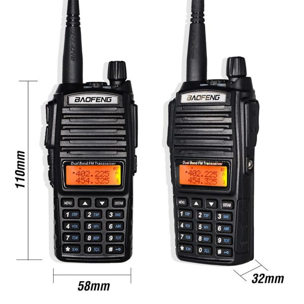 Baofeng UV-82 Dual PTT Portable Walkie Talkie VHF UHF Amateur Two Way Radio - Image 3