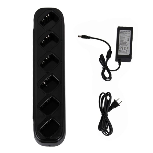 2 Way Radio Six Way Charger Single Row Universal Rapid Charger for Motorola Walkie Talkie GP328 GP338 GP340 HT1250 MTX8250 PRO5150 - Image 3