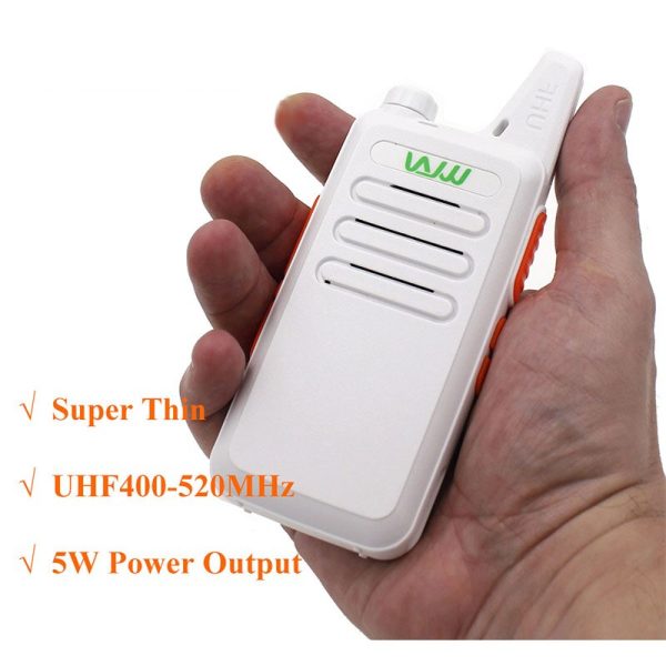 4pcs WLN KD-C1 Portable Radio UHF 400-520MHz 5W 16 Channel Long Range Transceiver for Hunting Mini Walkie Talkie - Image 3