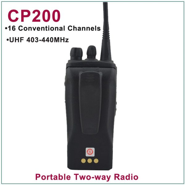 Motorola CP200 Walkie Talkie UHF 403-440MHz 16 Conventional Channels Portable Two-Way Radio - Image 5