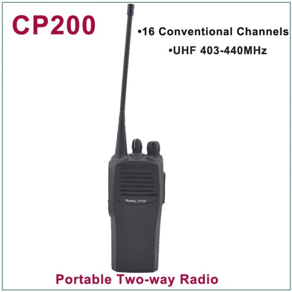 Motorola CP200 Walkie Talkie UHF 403-440MHz 16 Conventional Channels Portable Two-Way Radio