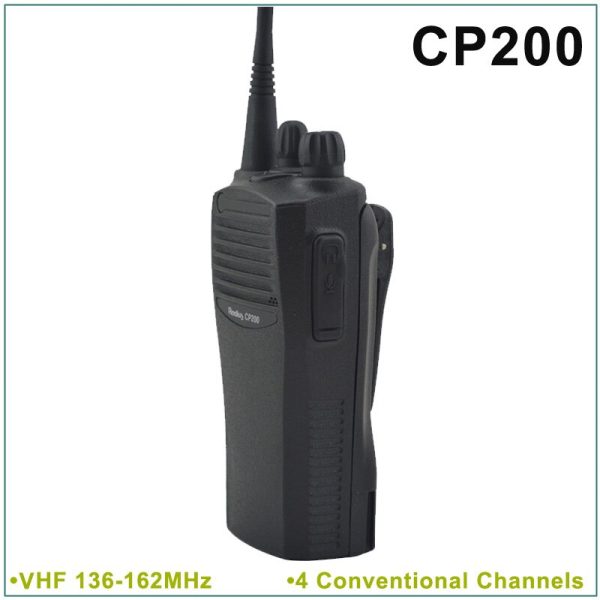 Motorola CP200 VHF 136-162MHz 4 Conventional Channels Portable Two-Way Radio - Image 3