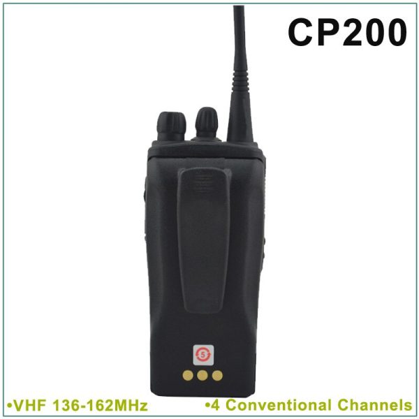 Motorola CP200 VHF 136-162MHz 4 Conventional Channels Portable Two-Way Radio - Image 5