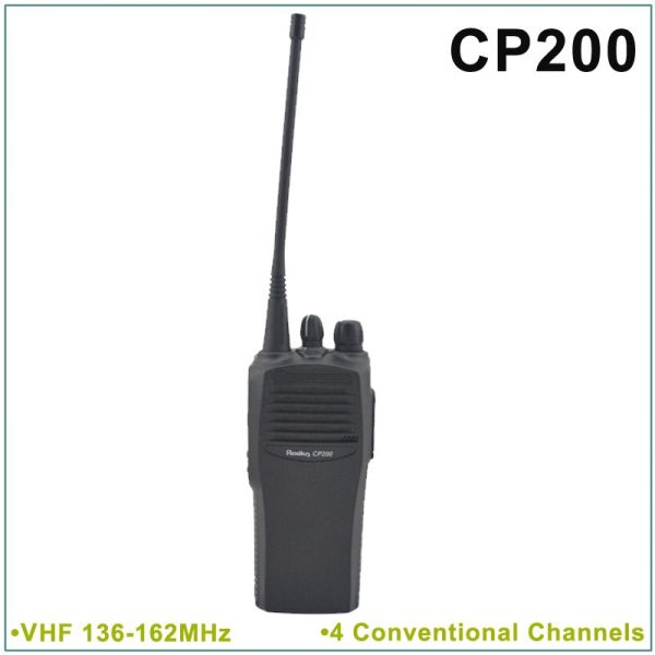 Motorola CP200 VHF 136-162MHz 4 Conventional Channels Portable Two-Way Radio