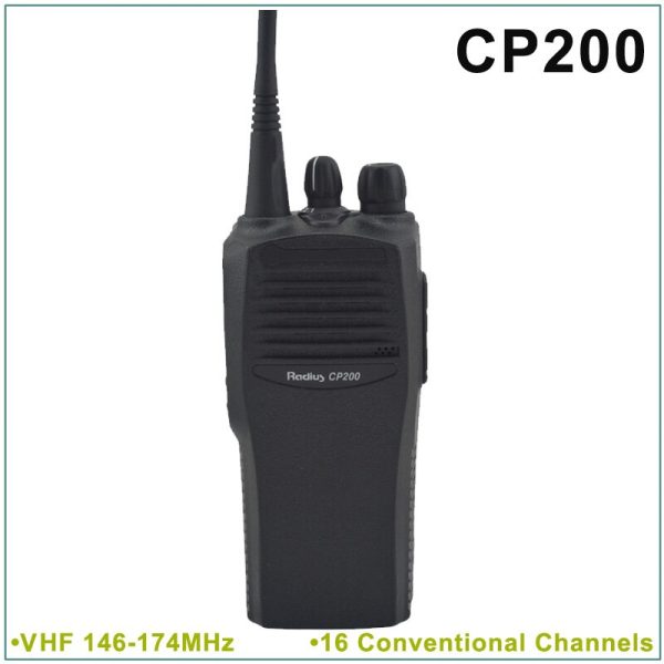 Motorola CP200 VHF 146-174MHz 16 Conventional Channels Portable Two-Way Radio - Image 2