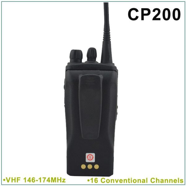 Motorola CP200 VHF 146-174MHz 16 Conventional Channels Portable Two-Way Radio - Image 5