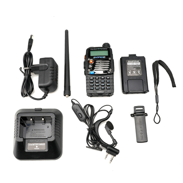 NEW BAOFENG 5W vhf uhf wireless tour guide system UV-5RA wireless transceiver potable walkie talkie