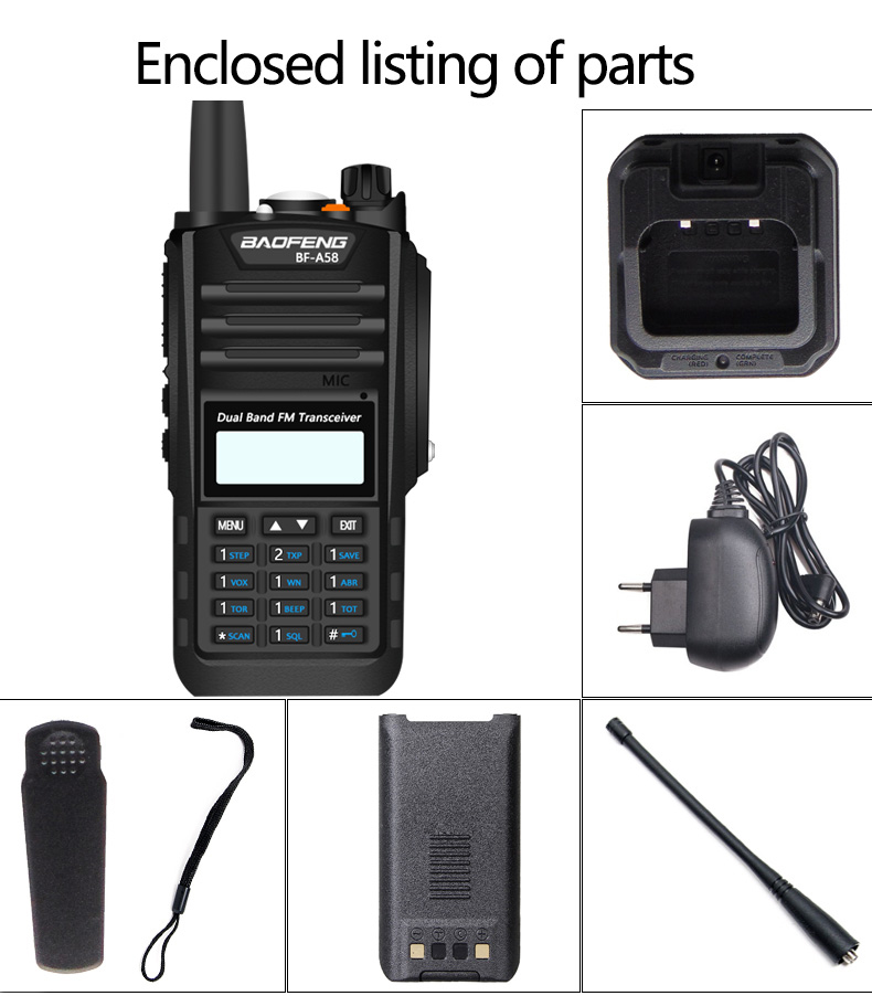 A58 Baofeng Digital Walkie Talkie 50km Digital Portable Radios bf a58,walkie talkie 50km