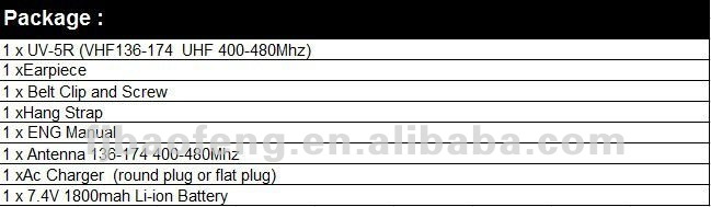 NEW BAOFENG 5W vhf uhf wireless tour guide system UV-5RA wireless transceiver potable walkie talkie