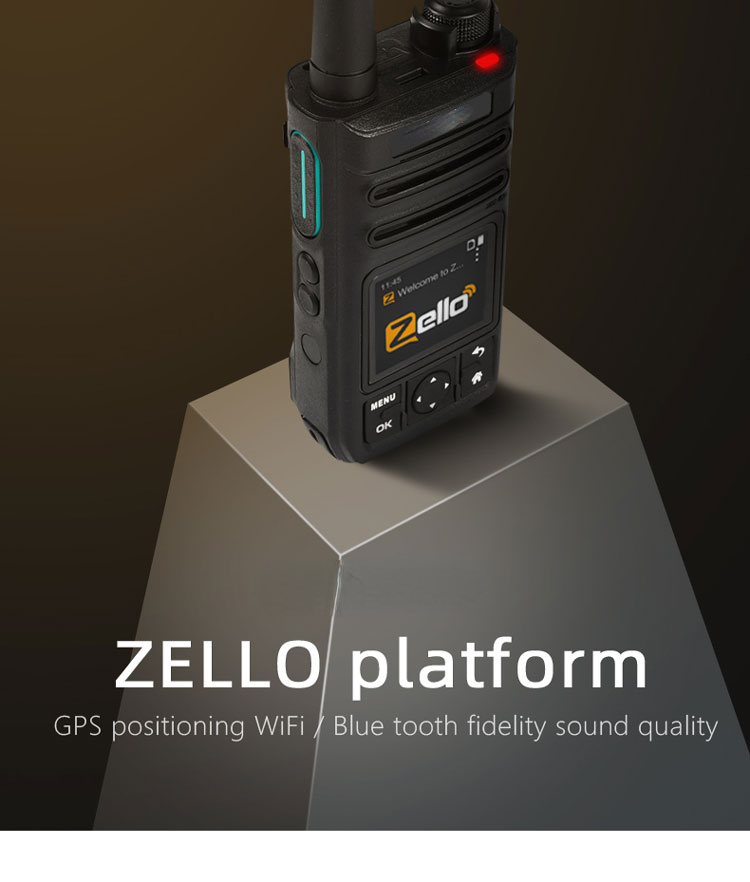 Android Walkie Talkie Zello PTT 4G LTE 3G 2G GPS Wifi Bluetooth