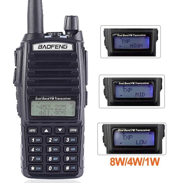 Baofeng UV-82 Walkie Talkie Dual Band Radio HF Transceiver High Power 8W 2 Way Long Distance Radio - Image 2