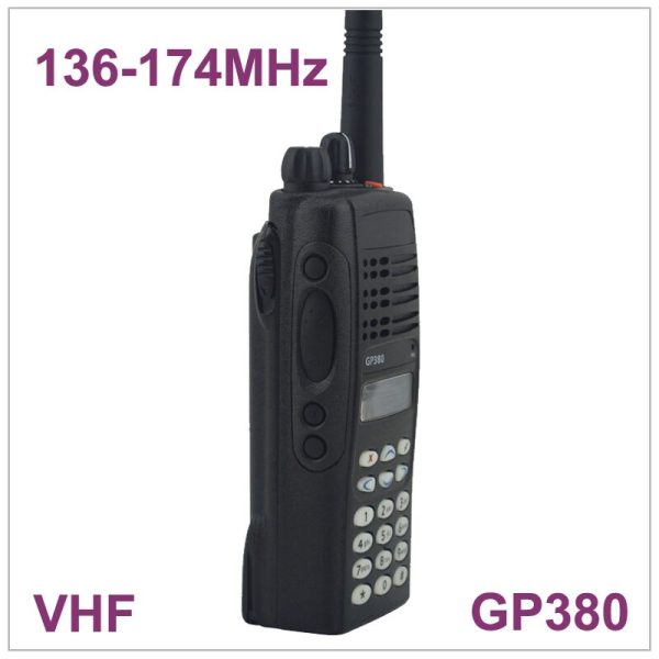 MOTOROLA WALKIE TALKIE GP380 VHF 136-174MHz PROFESSIONAL PORTABLE TWO-WAY RADIO - Image 2