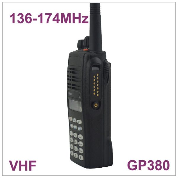 MOTOROLA WALKIE TALKIE GP380 VHF 136-174MHz PROFESSIONAL PORTABLE TWO-WAY RADIO - Image 3
