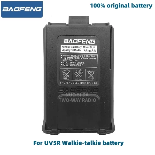 Baofeng UV-5R Walkie Talkie Battery Type-C Charger BL-5R 3800mAh Battery for Walkie Talkie BF-F8 UV-5RE UV-5RA UV-5RB - Image 5