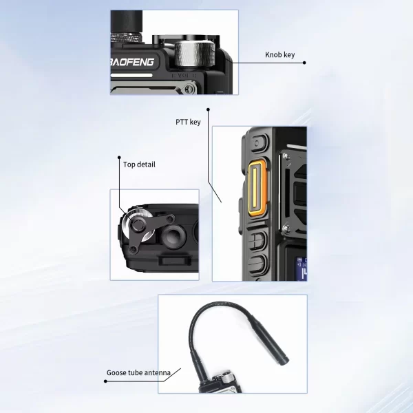 Baofeng UV-25L Walkie Talkie Long Range Radio Tri-Band Copy Frequency BF-UV25L High Powerful Portable Type-C Outdoor Two Way Radio - Image 5