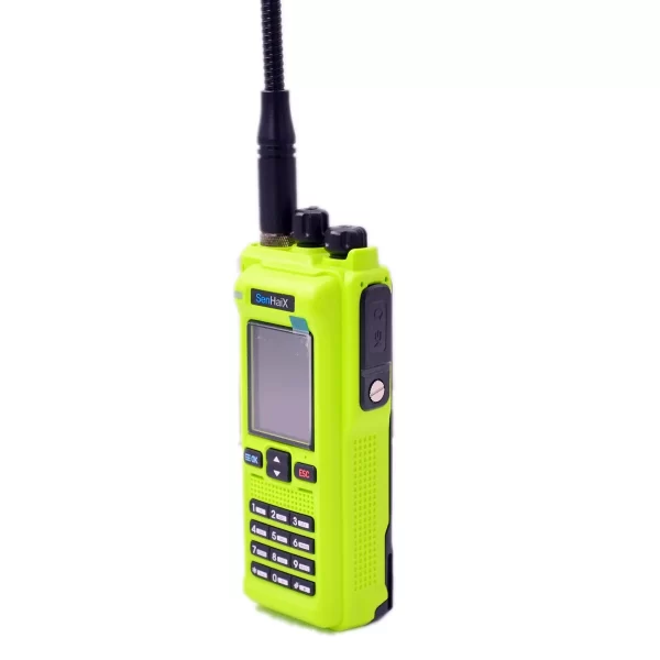 SenHaix GT12 Two Way Radio VHF UHF Large Screen Display TPU Waterproof Air-Band Receiver Bluetooth USB C Port HAM Interphone - Image 4
