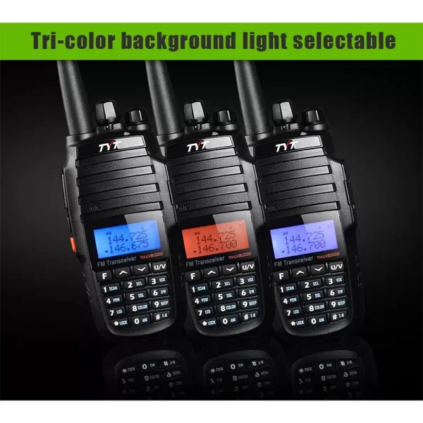 TYT TH-UV8000D Handheld Transceiver 10W Walkie Talkie VHF UHF Ultra-high 3600mAh Cross-Band Repeater Function Radio - Image 3