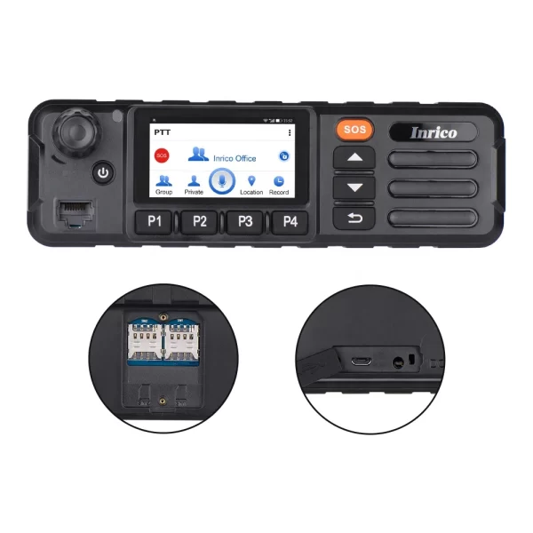Inrico TM-7 Car Radio GSM WCDMA car Mobile radio with touch screen mobile radio transceiver - Image 4