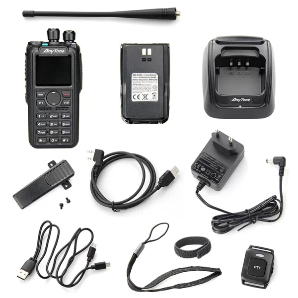 Anytone AT-D878UVII Plus Top Version Dual band DMR Digital 2 Way Radio 4000 channels ham handheld walkie talkie - Image 3