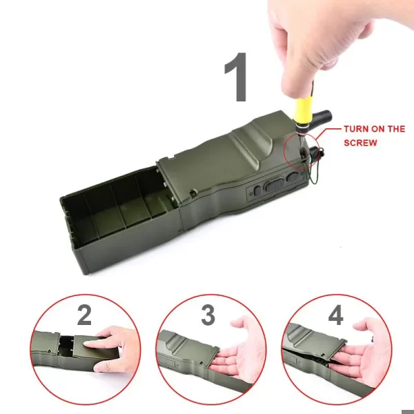 Tactic PRC-152 Interphone model Dummy Radio Communication Case Non-functional Virtual Photography Prop Model - Image 3