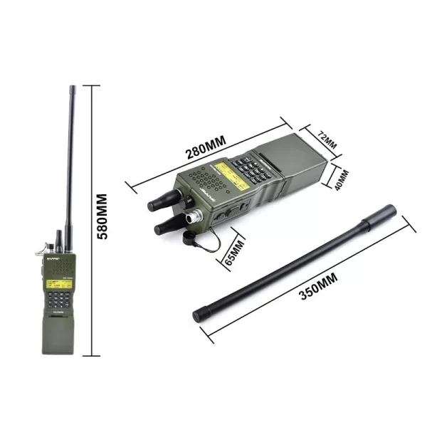 Tactic PRC-152 Interphone model Dummy Radio Communication Case Non-functional Virtual Photography Prop Model - Image 6