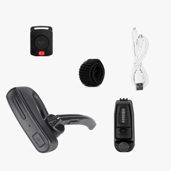Walkie Talkie Wireless Earpiece Bluetooth Headset Two Way Radio BT Earphone For Motorola P8668i GP328 DP8200 P8620 GP338D P8268 - Image 6