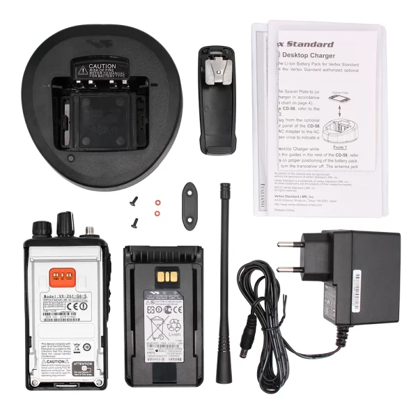 VX-261 UHF VHF Portable Two Way Radio Replace for Vertex Standard VX-231 MOTOROLA VX261 VX-260 Walkie Talkie with Li-ion Battery - Image 4