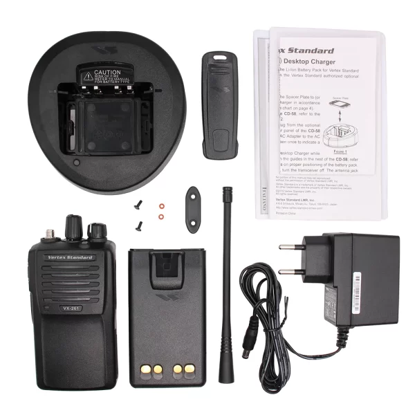 VX-261 UHF VHF Portable Two Way Radio Replace for Vertex Standard VX-231 MOTOROLA VX261 VX-260 Walkie Talkie with Li-ion Battery - Image 5