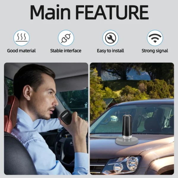 Antenna NMO Mount Dual Band UHF VHF Waterproof For Car Truck Ham Radio Amateur Vehicle Mobile Radio Accessorie - Image 2