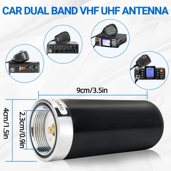 Antenna NMO Mount Dual Band UHF VHF Waterproof For Car Truck Ham Radio Amateur Vehicle Mobile Radio Accessorie - Image 6