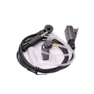 Acoustic Tube Earpiece Headset for Yaesu Vertex VX-6R VX-7R VX-170 FT-270 Standard Horizon HX210 HX400 HX750S HAM Radio PTT Microphone