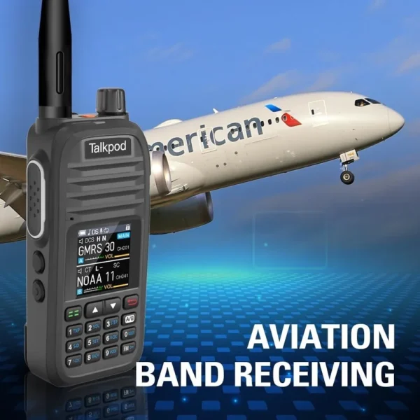 Talkpod A36SE UHF VHF FM Airband Amateur Radio Multi-Band Portable Transceiver Long Range HAM Walkie Talkie - Image 4