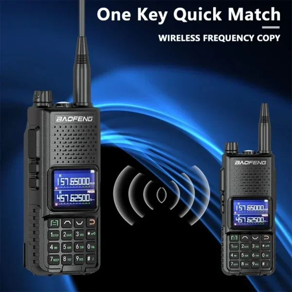 Baofeng UV-30H Pro Max 13W Walkie Talkie Tri-Band Type-C Charging FM High Power NOAA 999 Channel Long Range Two Way Radio - Image 4