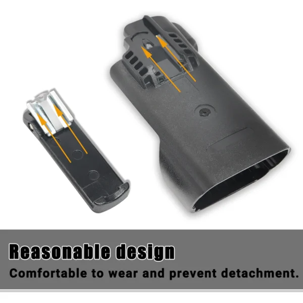 Clip Holster Carrying Case for Motorola APX6000 APX8000 PMLN5709 PMLN5709A Holder Case - Image 2