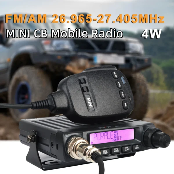 TYT European CB Mini 11 Meters Radio Walkie Talkie FM AM Citizen Band 4W 40Channels 27MHz Mobile Transceiver - Image 5