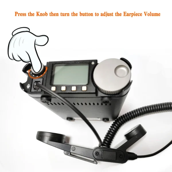 Handheld Microphone Emergency Communication Microphone for Xiegu G106 G106C Short Wave HF Transceiver Radio Moving Coil Microphone - Image 5