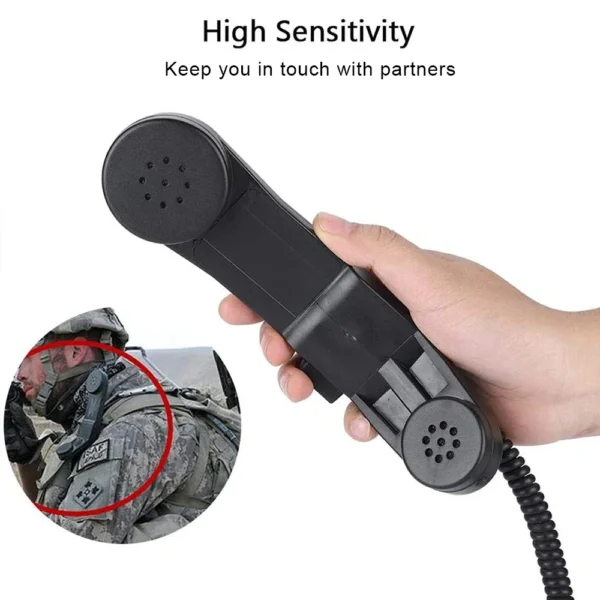 Handheld H250 Emergency Communication Microphone Speaker For YAESU FT-817 FT-818 FT-857 FT-897 Transceiver Radio Moving Coil Microphone - Image 3